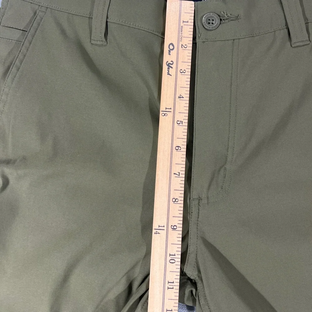 Eddie Bauer Mens Horizon Take Off Chino Olive Green Pants Stretch Outdoor 32x30 - Picture 3 of 10